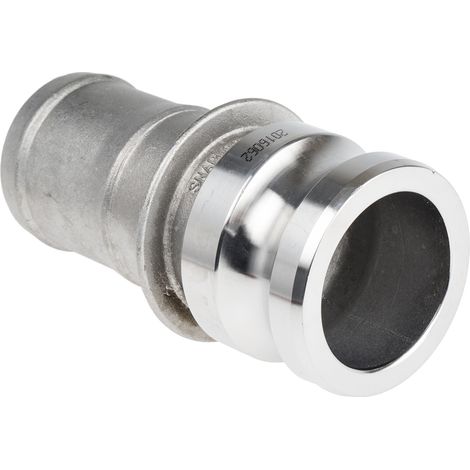 Adaptateur cannelé Part A RS PRO Mâle Droit 2pouce, en Acier inoxydable ( Prix pour 1 )