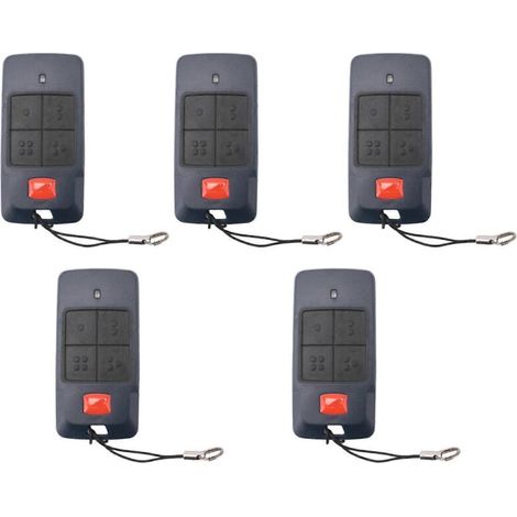Lot de 5 télécommandes pour ouvre-portail de garage BFT COOL C2, C4, B RCB 2/4, émetteur portatif à code tournant 433,92 MHz