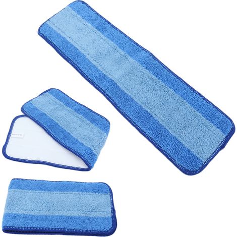 Set mit 3 Bona-kompatiblen Mikrofasertüchern, Reinigungs- und Staubtüchern, Flachwisch- und Nasswischmopp (1/5)