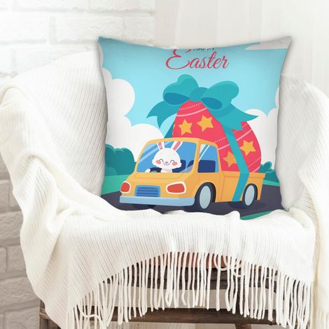 Housse de coussin sans coussin facile d'entretien pour couple mère père famille amis amoureux animaux de compagnie (1/5)