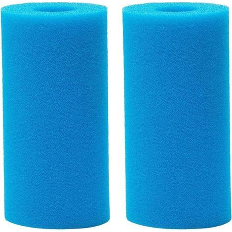 Zwei waschbare Schwamm-Poolfilter, wiederverwendbare Schaumstofffilterkartuschen/Filter für Schwimmbäder, Poolfilterschwämme (1/5)