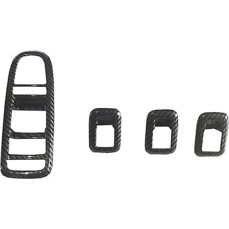 Bouton de commande texturé ABS compatible avec les joints 2022, panneau de commande en fibre de carbone et verre, accoudoir de porte. (1/5)