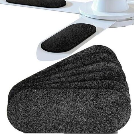 Lntyq 6-teilige Deckenventilatorfilter, Aktivkohle-Luftfilter, Deckenventilator-Luftreiniger-Pads für das Home Office entfernen Gerüche und Staub (1/5)