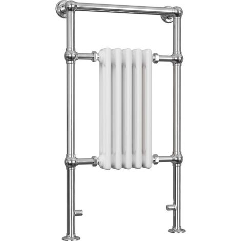 Adisham - Traditional Towel Radiator - H963mm x W538mm - Floor Standing (1/3)