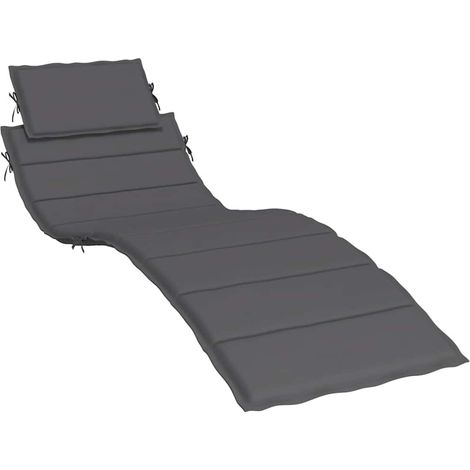 Maison Exclusive - Sonnenliegen-Auflage Anthrazit 186x58x4 cm Oxf