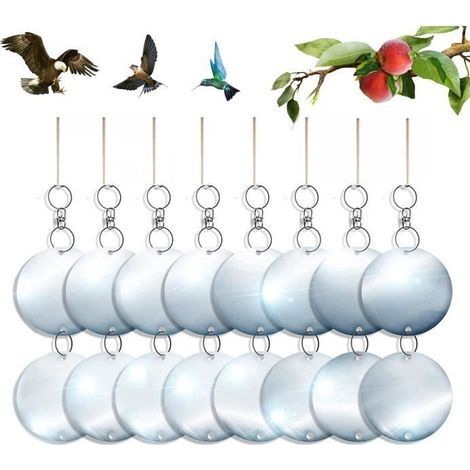 Outdoor Bird Repeller, Rotating Reflective Anti-Pigeon Deterrent for Garden and Roof