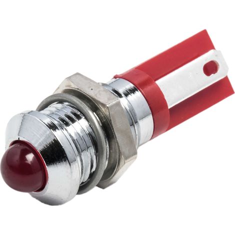 Voyant LED lumineux Rouge RS PRO, dia. 8mm, 2V c.c. ( Prix pour 1 )