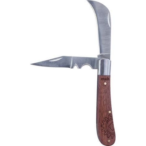 Coltello pieghevole Peddinghaus 6218020001 due lame manico legno