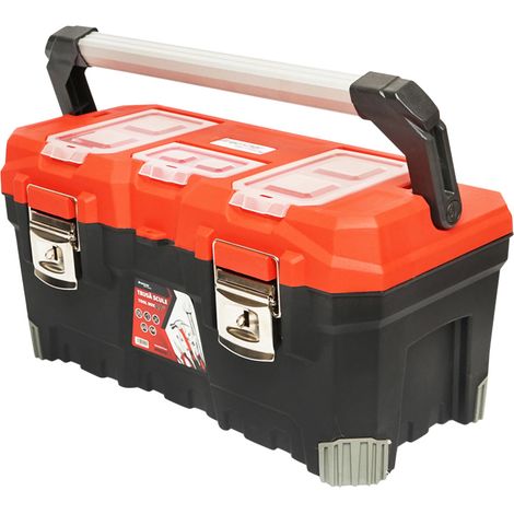 Cassetta portautensili professionale con maniglia in alluminio 560x300x277mm Breckner Germany (1/5)