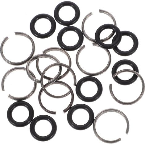 10ensembles Anneaux de Retenue pour Clé à Choc Électrique et Pneumatique avec O-ring Kit de Bagues de Retenue et Friction pour Clé à Chocs Installation Facile et Couleur Aléatoire (1/5)