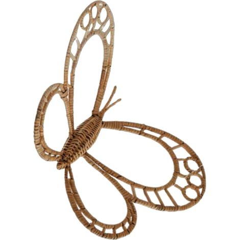 Décoration Murale Osier Style Bohème Suspension pour Chambre Garçon Fille ou Décoration Jardin Artisanale (1/5)