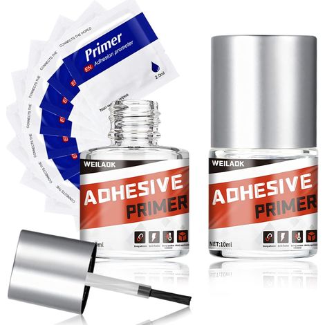 Apprêt Adhésif, Apprêt Universel Durable, 10ML2 Prétraitement D'apprêt Adhésifs, Apprêt adhésif pour Ruban adhésifs Double Face, Plastique, Métal, Colle Industrielle (1/5)