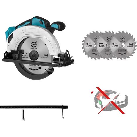 Scie circulaire électrique, moteur brushless, sans fil, sans batterie (1/2)