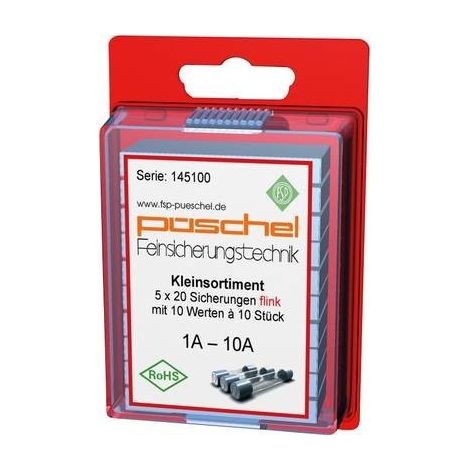 Püschel Feinsicherungen SORTI01FB SORTI01FB Fusibile (Ø x L) 5 mm x 20 mm Rapido Contenuto 100 pz.