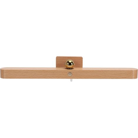 Miroir lumineux LED portable rechargeable avec commande tactile, 3 niveaux de luminosité, applique murale à piles pour chambre ou salon. (1/5)