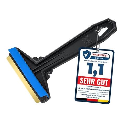 Grattoir pare Brise Voiture - rapide, sans effort et efficace - Raclette pare Brise Voiture - lame en laiton - Gratte pare Brise Voiture - Grattoir Glace A054 (1/5)
