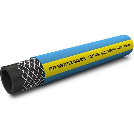 TUBO 'REFITTEX' PER GAS GPL Ø mm 8 x 13 - rotolo 50 mt