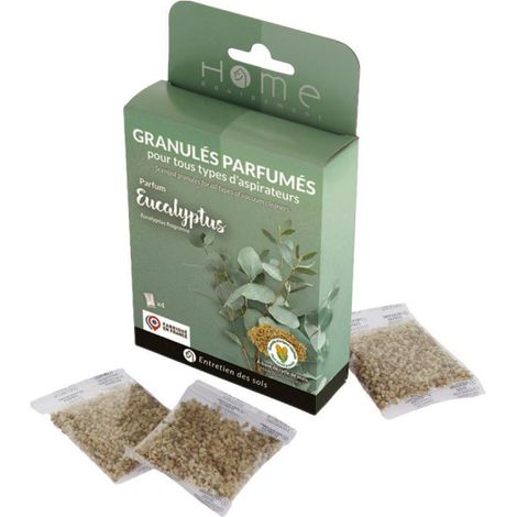 Granulés 100 % végétal désodorisants parfum eucalyptus 4 x 5grs pour Aspirateur 95042 pour Aspirateur (1/2)