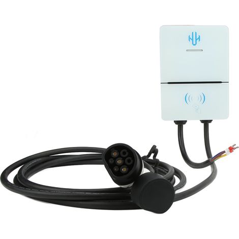 Borne de recharge murale voiture électrique 32A chargeur EV prise UE 220V CE CQC SAE J1772 universel pour tous véhicules électriques (1/5)
