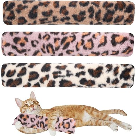 Cat Toy, Soft Toy Catnip Toy, Leopard Design Cat Toy, Soft Toys for Cats, Cat Pillow, Cat Toys for Scratching, Playing, Chewing, Dental Care (1/5)