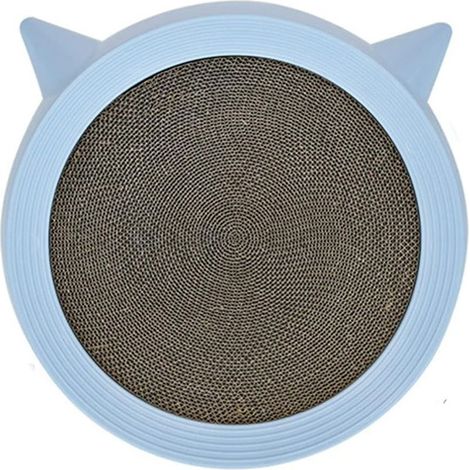 Arbre à chat, griffoir en carton ondulé, tapis de ponçage en carton résistant pour chats dodus, grand griffoir pour lit/salon, recyclé pour protéger les meubles, gamelle à griffer (1/5)
