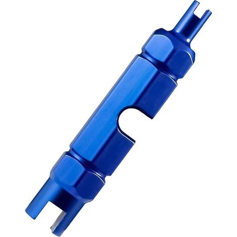 Démonte Obus de Valve Vélo En Alliage d'Aluminium, Valve Core Outil de Démontage de Vélo, Outil de Démontage de Valve de Pneu, Valve Core Remover, Retrait du Noyau de Valve Presta et Schrader (1/5)