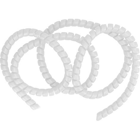 Enroulement de câble en spirale universel pour scooter électrique M365 Pro - Protection gaine frein plastique blanc (1/5)