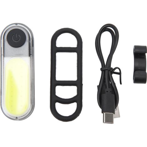 Lampe frontale rechargeable USB étanche, lumière COB 5 modes pour camping randonnée sécurité (1/5)