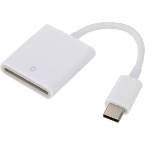 Lecteur de cartes mémoire USB-C 3.1, adaptateur OTG Plug and Play pour visualiser les photos de caméra de chasse sur smartphone, lecteur de cartes SD/TF, compatible Android et iOS, compact et rapide (1/5)