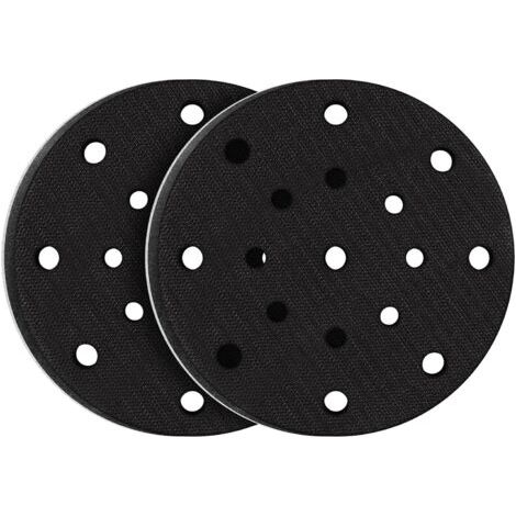 2 Stück 150mm Weiche Schleifauflage, Weiche Schaumstoff-Schnittstelle für Schleifscheibe und Polieren, Lärmschutz (17 Löcher) (1/5)