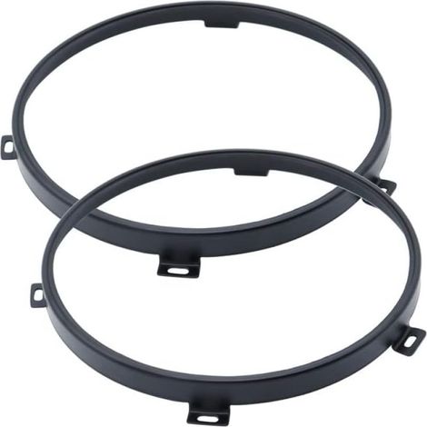 kkone 7" Schwarzer Scheinwerfer-Haltering für Jeep Wrangler JK 2007-2018
