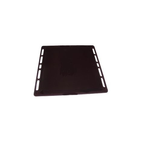 Lèche-frites emaille noire 403x389mm pour Cuisinière INDESIT C00078391 (1/3)