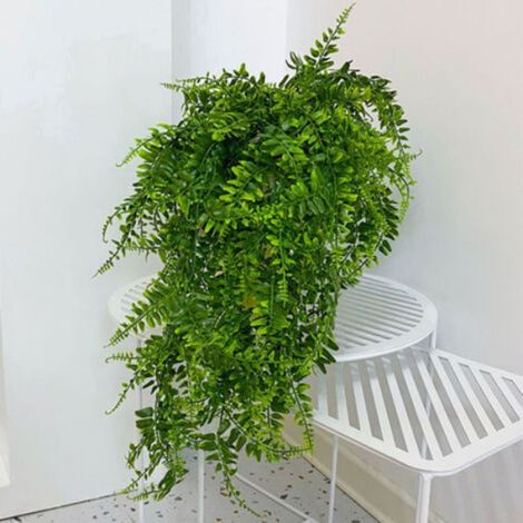 Lot 2 plantes artificielles lierre suspendu déco mur jardin (1/5)