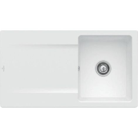 V&B Spüle SILUET 50 900x510mm Handbetätigung stone white