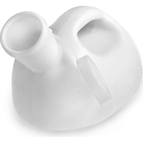 Urinal Homme - Contenant Collecteur Urine 2000 ml - Portable pour Lit Hospitalier Incontinence Âgés Voyage Camping Conducteur (1/5)