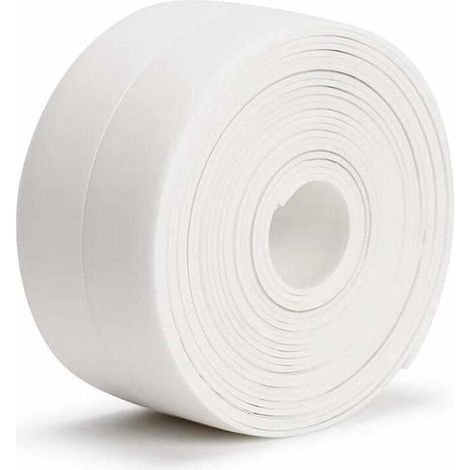 ruban Adhsif Tanche (320x3.8cm) Bande Bande Etancheite Autocollante Pour Salle De Bain Et Cuisine Ruban D'tanchit Tanche Et Rsistant La Moisissur (1/5)