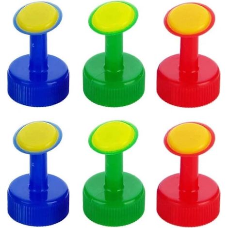 Filiyano-/EA/6 Pièces Buse d'arrosage pour bouchon de bouteille Dispositif d'arrosage en plastique pour bouchons de bouteille de 28 mm Arrosage des (1/2)