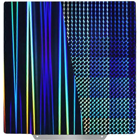 H1H 235 x 235 mm strukturierte Bauplatte ohne Magnet, H1H-Federstahl für Ender 3/Ender 2/3/3 Pro/4/4 Pro (1/5)