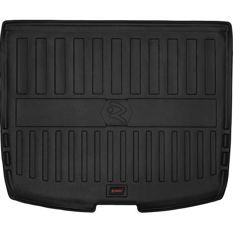 6013051 - Alfombrilla de maletero con inserción de goma 3D - TPE con borde elevado para: Mitsubishi Eclipse Cross (2021-) piso superior (1/5)