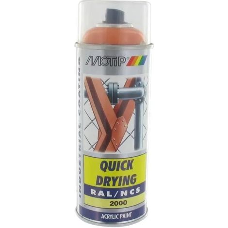 Vernice motip ral 2000 arancione alta copertura asciugatura rapida