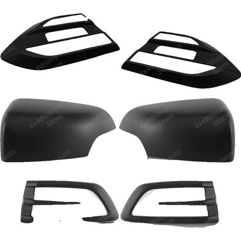 Couvercle de miroir, plastique ABS durable, installation facile, UN ENSEMBLE POUR T7 T8 (1/2)