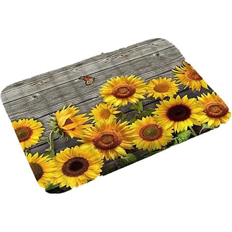 Tapis De Bain - 40 x 60 cm - Dos Anti-dérapant En Caoutchouc - Microfibre Absorbante Et Rapide À Sécher - Pour Salle De Bain Chambre Cuisine Intérieur (1/2)