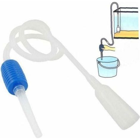 Pompe A Siphon - Pour Aquarium - Tube Flexible 143 Cm - Filtre Amovible - 1 Unite (1/5)