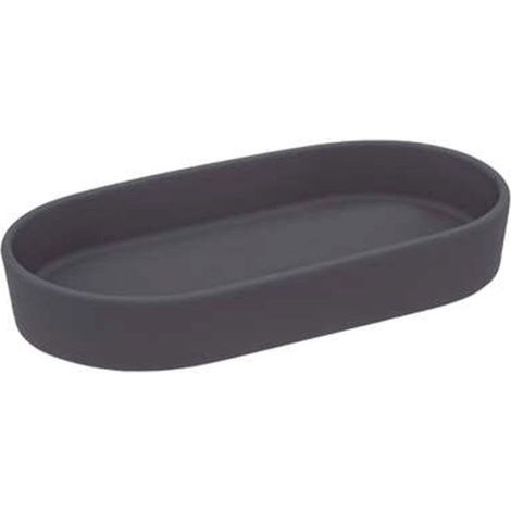 Plateau de Salle de Bain "Cocon" 19cm Gris