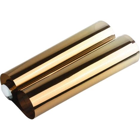 Sonnenschutzfolie Auto 20x150cm Farbverlauf Gold für Frontscheibe (1/5)