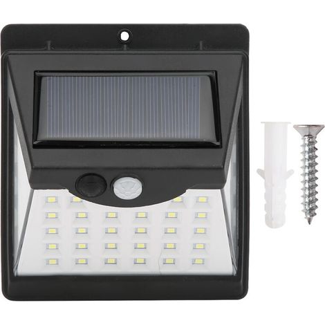 40-LED-Wandleuchte, Solar-Sensor-Wandleuchte, intelligente, wasserdichte Solarleuchte für Garten und Eingangstür 【Weihnachtsgeschenk, Neujahrsgeschenk】 (1/4)