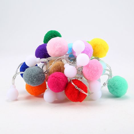 Guirlande lumineuse à 20 boules LED colorées pour décoration de Noël ou chambre coucher d (1/5)