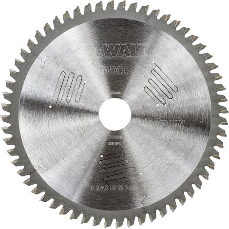 DEWALT DT4350 Series 60 Circular Saw Blade 216mm x 30mm x 60T ATB/Neg