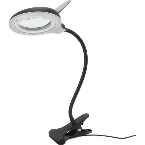Aufstecklupe mit Licht, Lötkolben und verstellbarer LED-Tischlupe, aus PP, zum Löten, Basteln und Lernen (1/5)