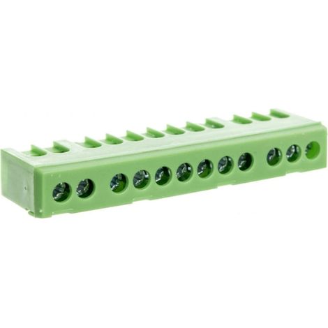 Morsettiera di messa a terra PE12H verde 12x16mm2 IP20 MAD1012G15